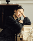 Love Me Knot Abaya - Black