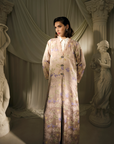 Floral Frill Abaya
