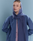 Denim Lace Abaya